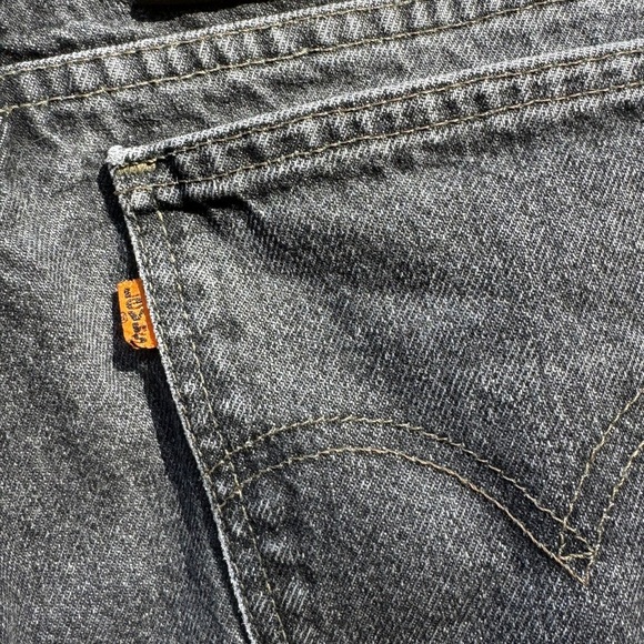 Levi’s Men’s 505 Black Jeans label 36x34” ( actual 30”-35”) - Picture 4 of 6
